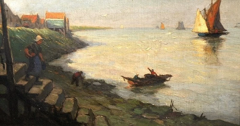 Scena costiera della Bretagna 1